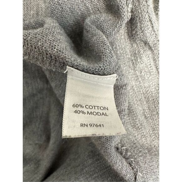 J. Jill crew neck pullover gray lightweight sweatshirt size small.    #9-0216 - Picture 4 of 5